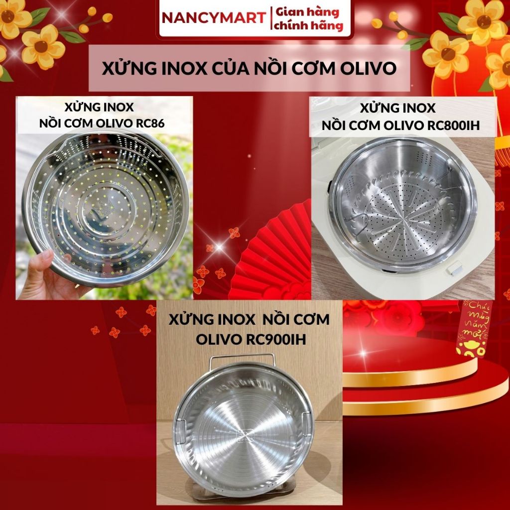 [Tặng không bán] Xửng inox Olivo tặng kèm khi mua nồi cơm Olivo