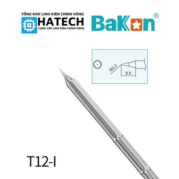 Mũi hàn tip hàn T12-I T12 I hàng chính hãng Bakon sử dụng chung cho các trạm hàn T12