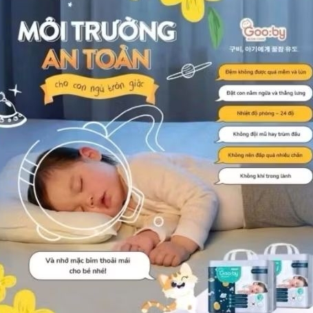 1 bịch bỉm GOOBY ĐÊM MỀM MẠI SIÊU THẤM HÚT
