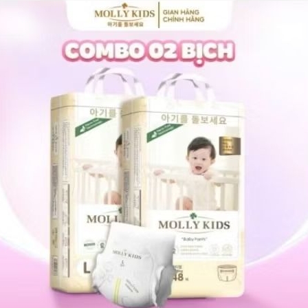 1 bịch bỉm MOLLY KIDS SIÊU MỀM MẠI