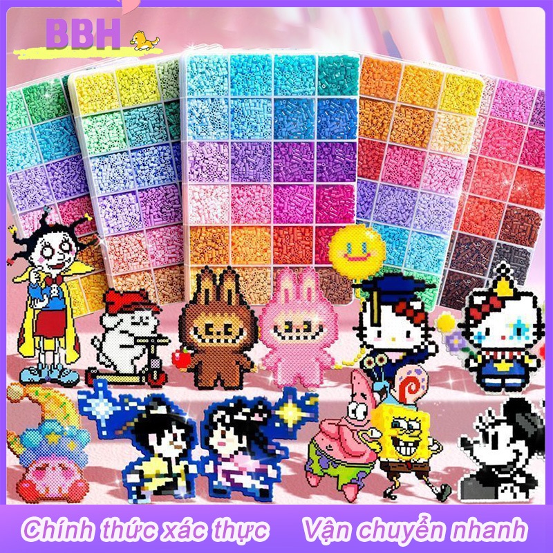 【Hạt Xếp/Combo Đầy Đủ】MARD/2.6mm 14.000 hạt tổng hợp mới - Đồ chơi tự làm Tặng kèm Bàn ủi & Bộ xếp hạt thông minh