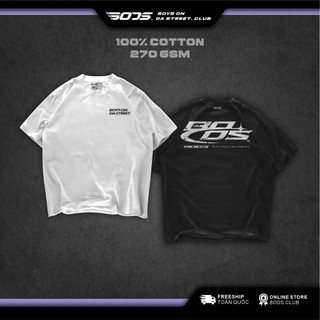 Áo thun "BODS Racing Division" phong cách đường phố Form oversize - 270gsm chính hãng BODS.CLUB