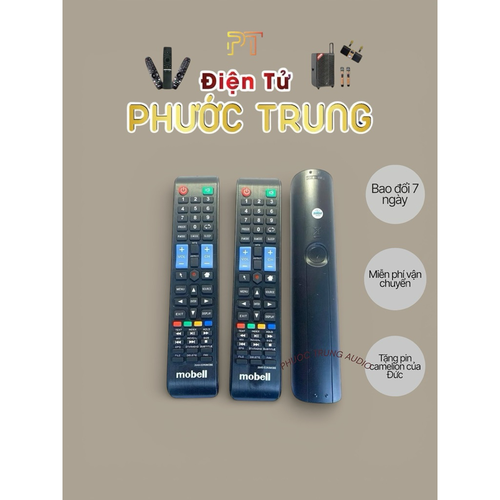 Điều Khiển TV MOBELL smart led tv mẫu 2 - Remote TV MOBELL