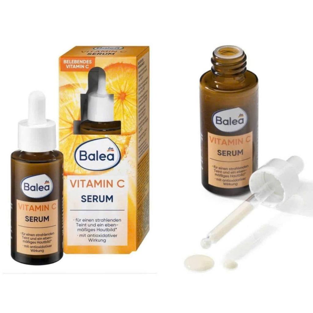 (Bill, review) Serum vitamin C Balea nội địa Đức