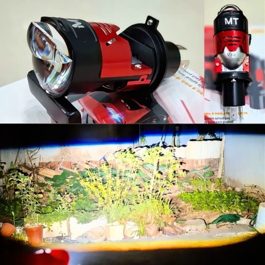 Bóng pha Led ô tô, xe máy V33 MT Light, V22 ULTRA Siêu sáng, chân H4 Công suất 60W