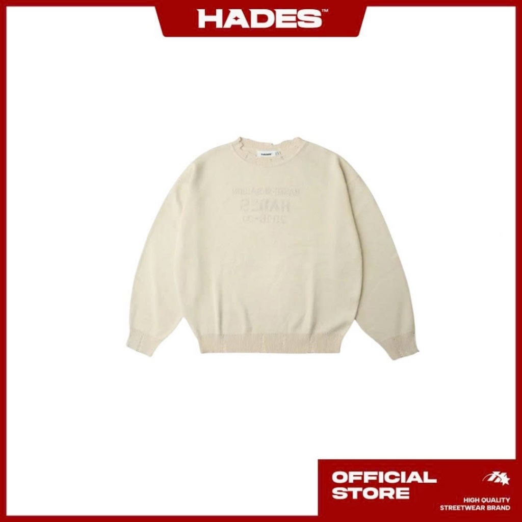 HADES Monolith Knit - TAN - HADES Brand chính hãng Áo sweater dài tay knit màu TAN