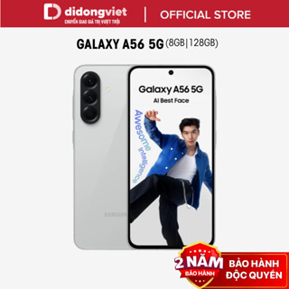 Điện thoại Samsung Galaxy A56 5G 8GB | 128GB, Màn hình 6.7" - Chip Exynos 1580 - 50MP - 5000mAh, Bảo hành 2 năm