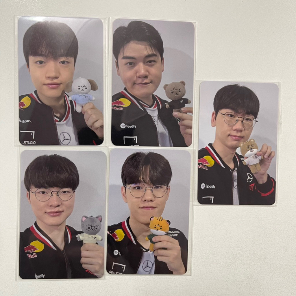 Thẻ bo góc T1 pouch plushie merch 2025 Doran Faker Oner Gumayusi Keria Liên Minh LOL