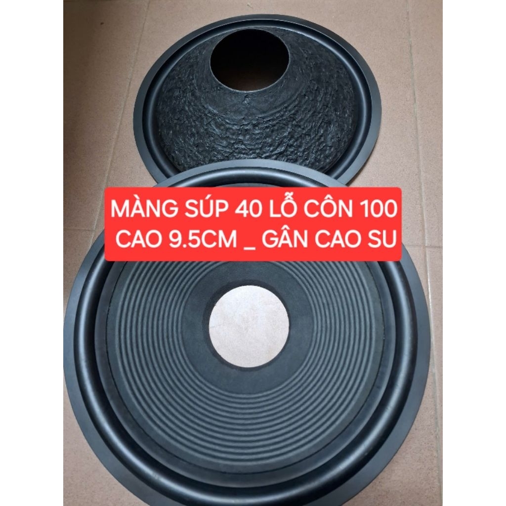 COIL ( CÔN) LOA ( SÚP )BASS 40 LỖ COIL 100MM CAO 9.8CM