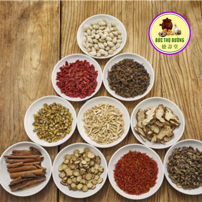 Thang Bổ Máu Đen Tóc - Bổ Gan Thận - Nữ trinh tử, Hà thủ ô, Ngưu tất, Thục địa, Tang thầm - túi 30 g