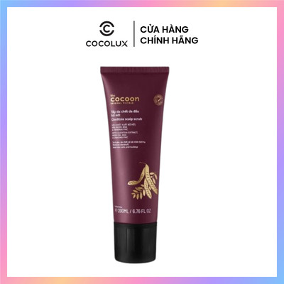 Tẩy Tế Bào Chết Da Đầu Cocoon thuần chay 200ml Chiết Xuất Bồ Kết - Làm sạch da đầu