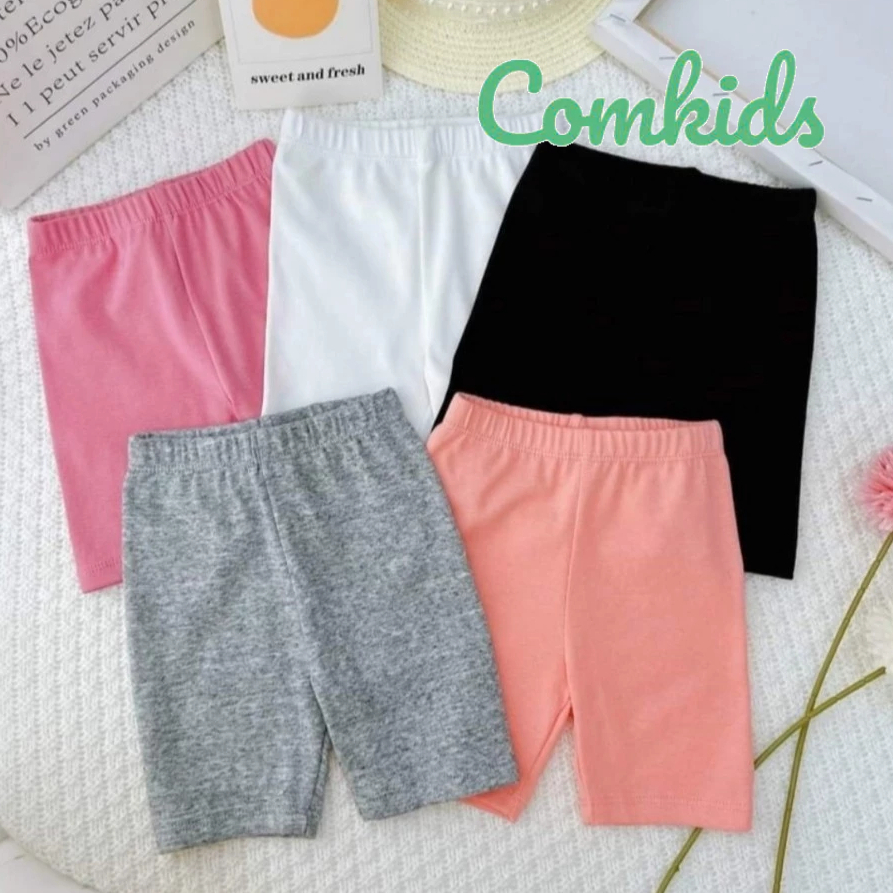 28-52kg Quần Legging đùi ôm Legging đùi cotton cho bé gái phom to chất vải VNXK co giãn 4 chiều