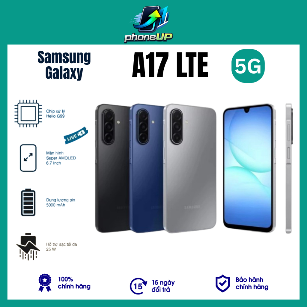 [ Hỏa Tốc ] Điện Thoại Samsung Galaxy A17 LTE - Chính Hãng