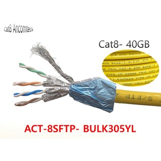 (20-25-30-50m) Dây Cáp Mạng Ancomteck Bọc Bạc Siêu Chống Nhiễu Cat6A-Cat7-Cat8 SFTP , sẵn số lượng lớn