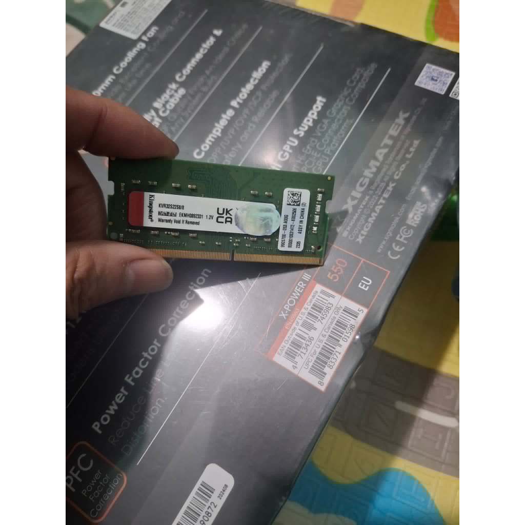 RAM LAPTOP KINGSTON 8GB BUS 3200 DDR4