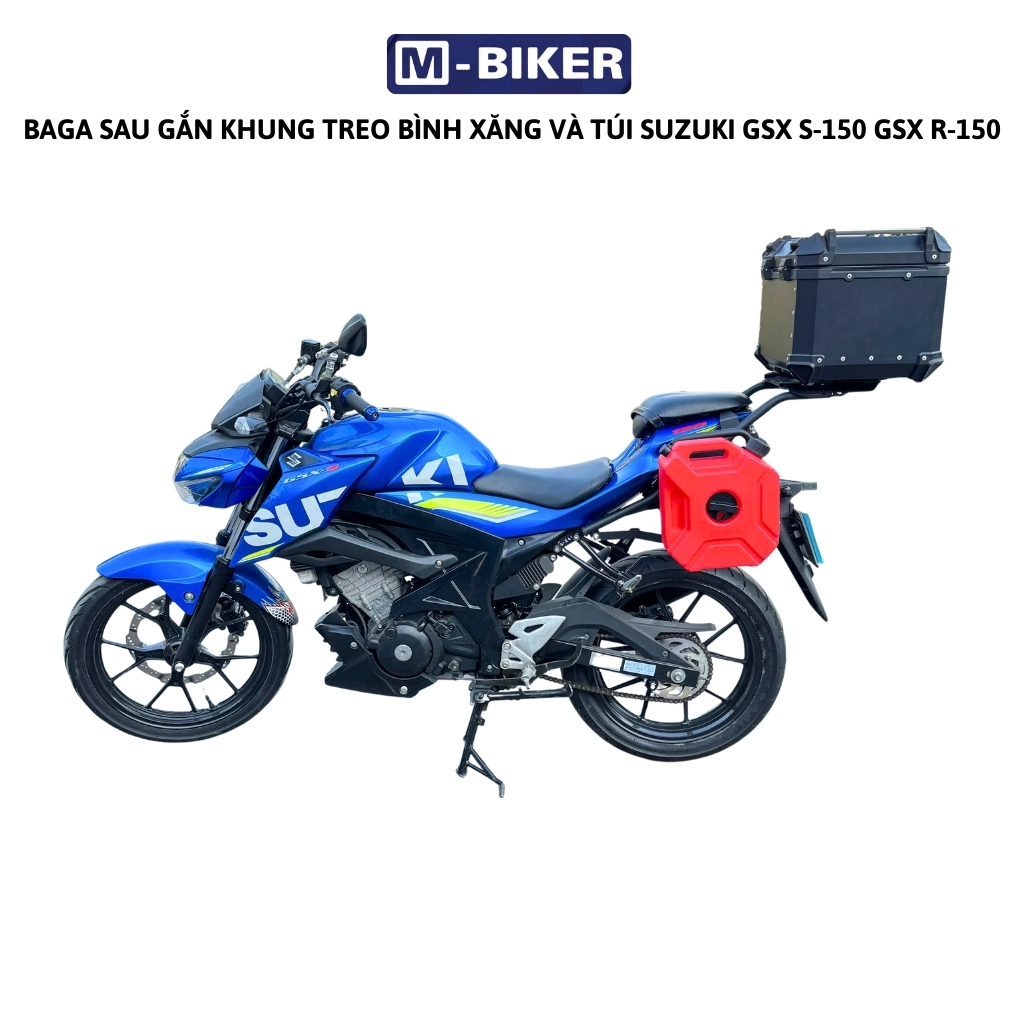 Baga sau gắn khung treo bình xăng và túi Suzuki GSX S150 GSX R150