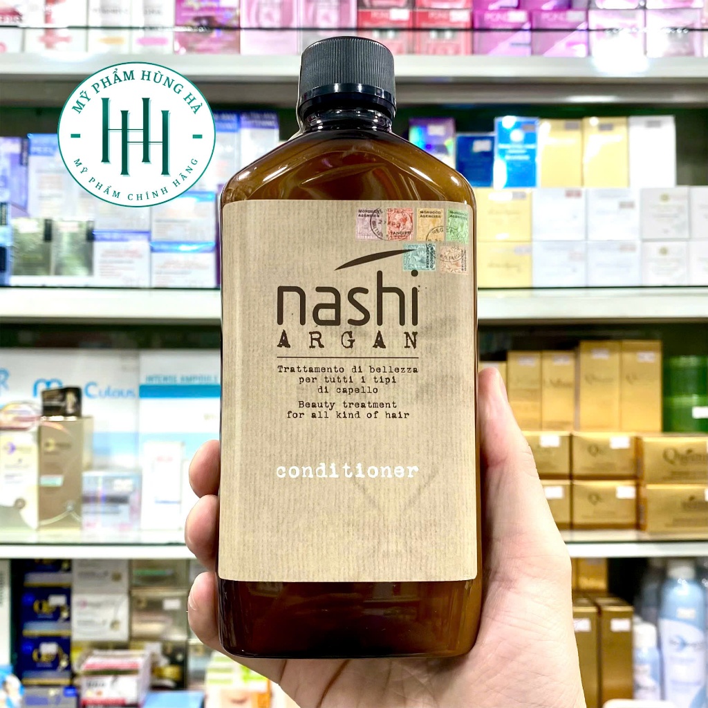 Dầu Xả Nashi, Nashi Argan Conditioner 500ML, Dưỡng Tóc, Phục Hồi Tóc Hư Tổn - Chính Hãng