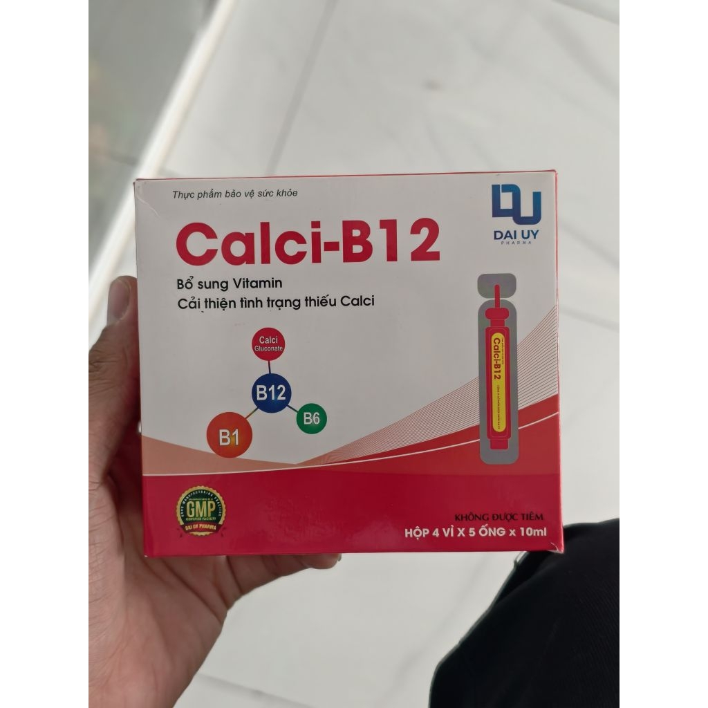 chính hãng calci b12 đại uy 20 ống nhựa date xa