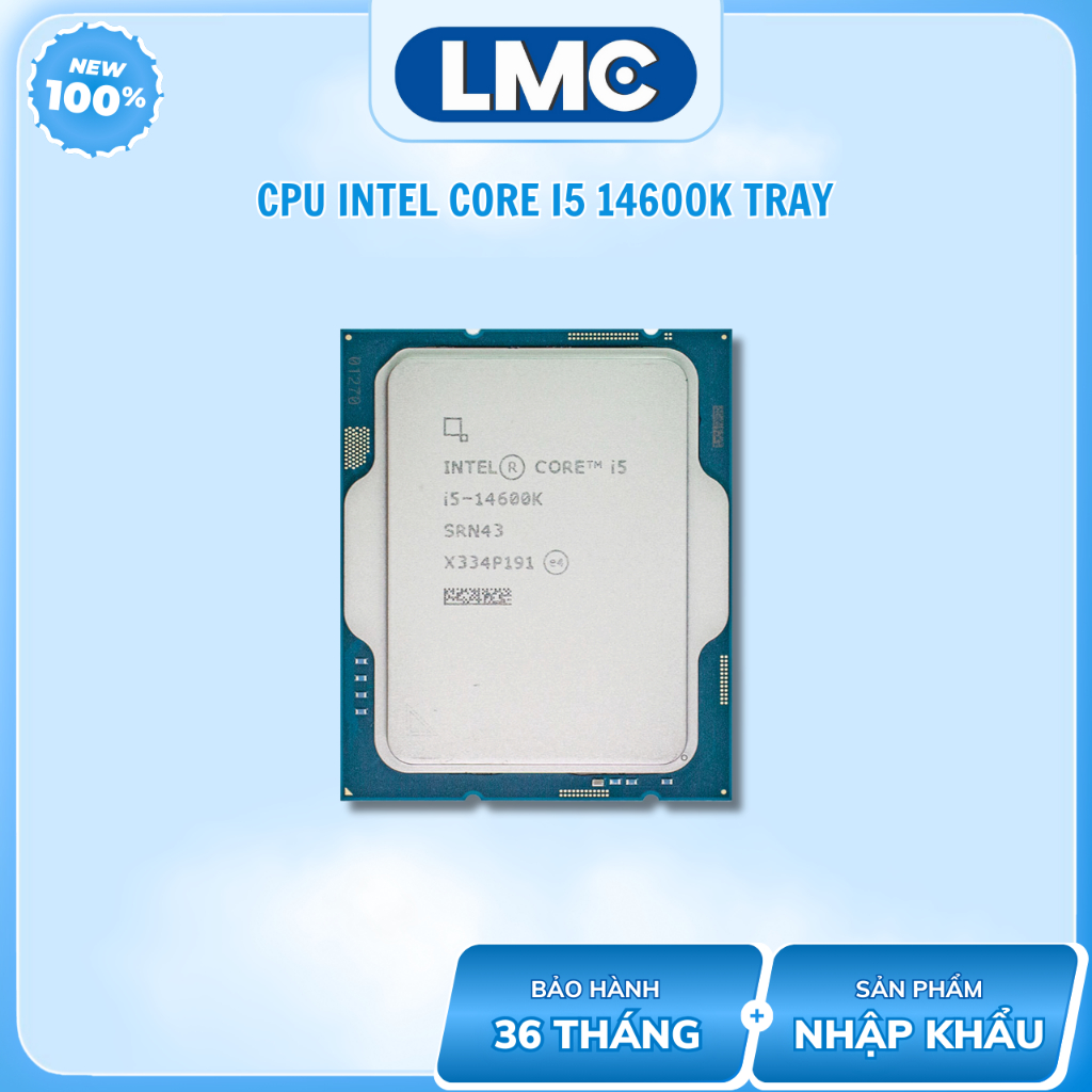 [ Full VAT ] CPU Intel Core i5 14600K Tray New