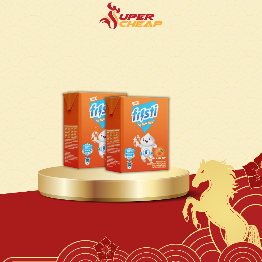 [Hỏa Tốc HCM] Hộp Fristi Vị Cam 100ml Sữa Chua Lên Men tự Nhiên_SP