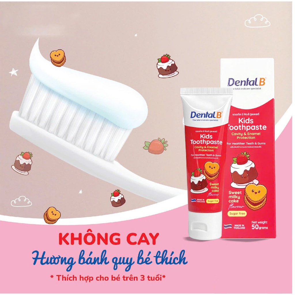 Kem đánh răng dental B trẻ em