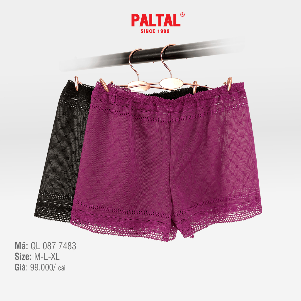 087p 7483 - Quần Lót Đùi Ren PALTAL Mềm Mại Thoải Mái Thoáng Mát - Since 1999