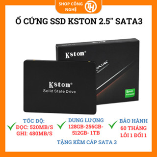 Ổ cứng SSD Kston Q-101 2,5" 128GB, 256GB, 512GB, 1TB chuẩn SATA3 Tốc độ đọc ghi 550Mb/s mới 100%