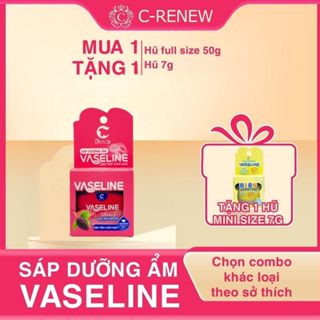 Son Dưỡng Môi - Sáp Dưỡng Ẩm Pipo Vaseline Detox C Dâu Tằm - Cám Gạo