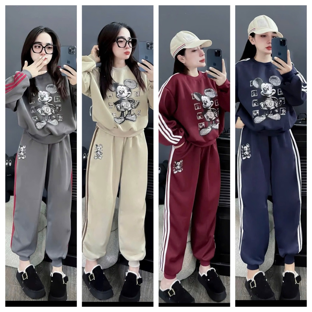 bộ  nỉ  2da QCCC cho chị em