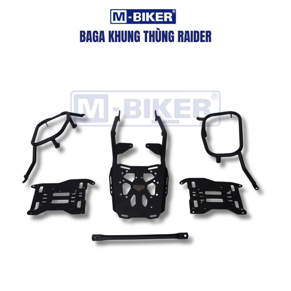 Baga Khung Thùng Raider Mbiker Cảng Sau Treo Thùng Hông Mbiker