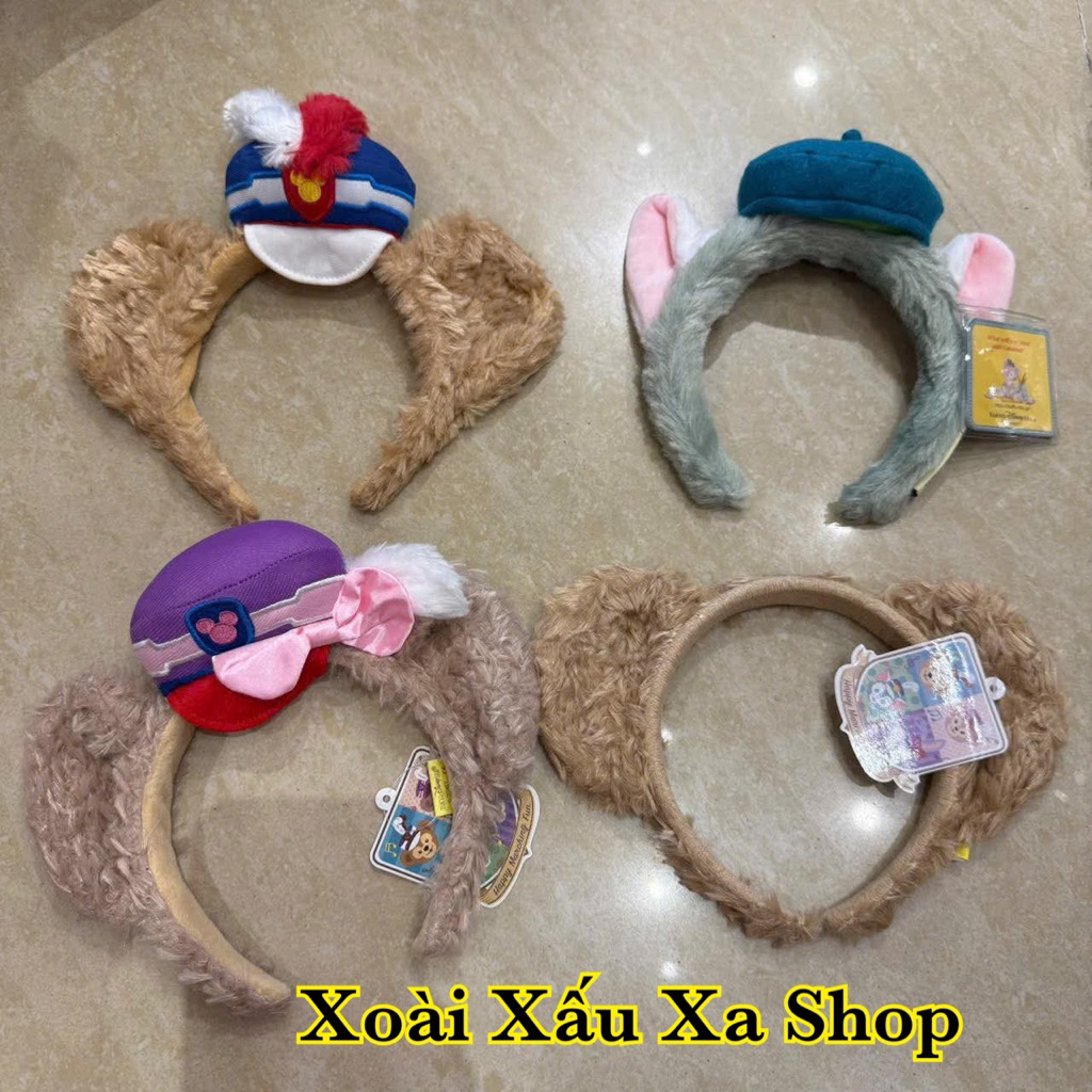 cài tóc gấu bông disney nơ duffy bear