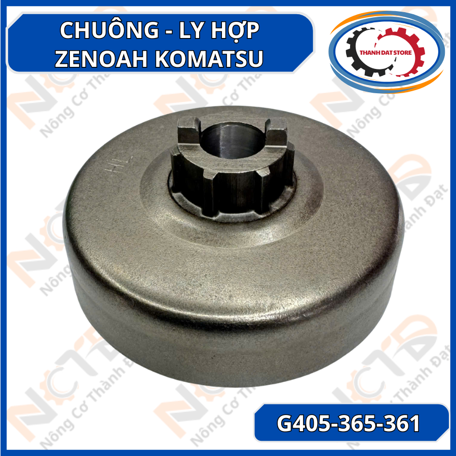 Chuông - Ly Hợp ZENOAH KOMATSU G405-365-361