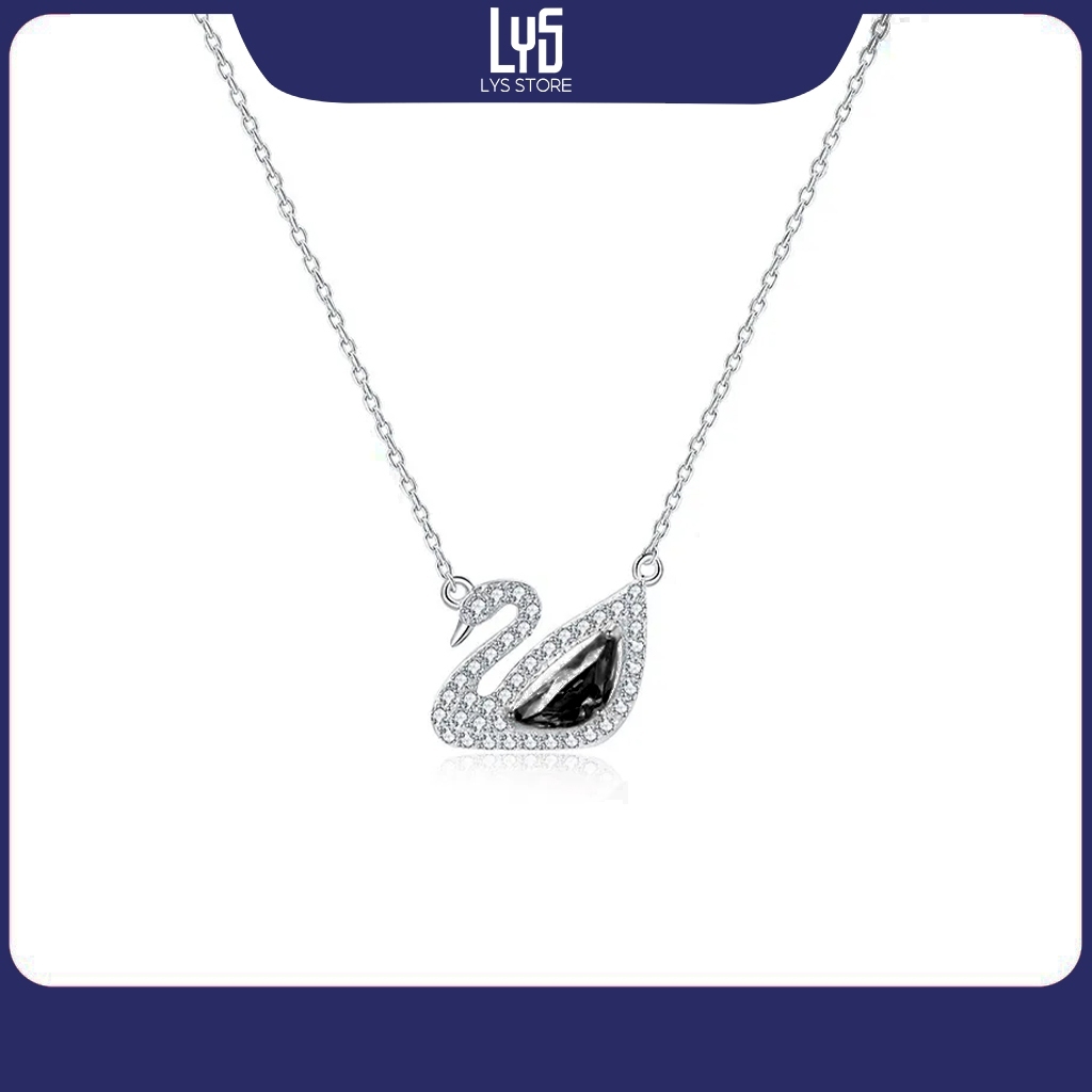 Dây chuyền bạc nữ Lys - Vòng cổ bạc S925 nữ thiết kế hình thiên nga 6042