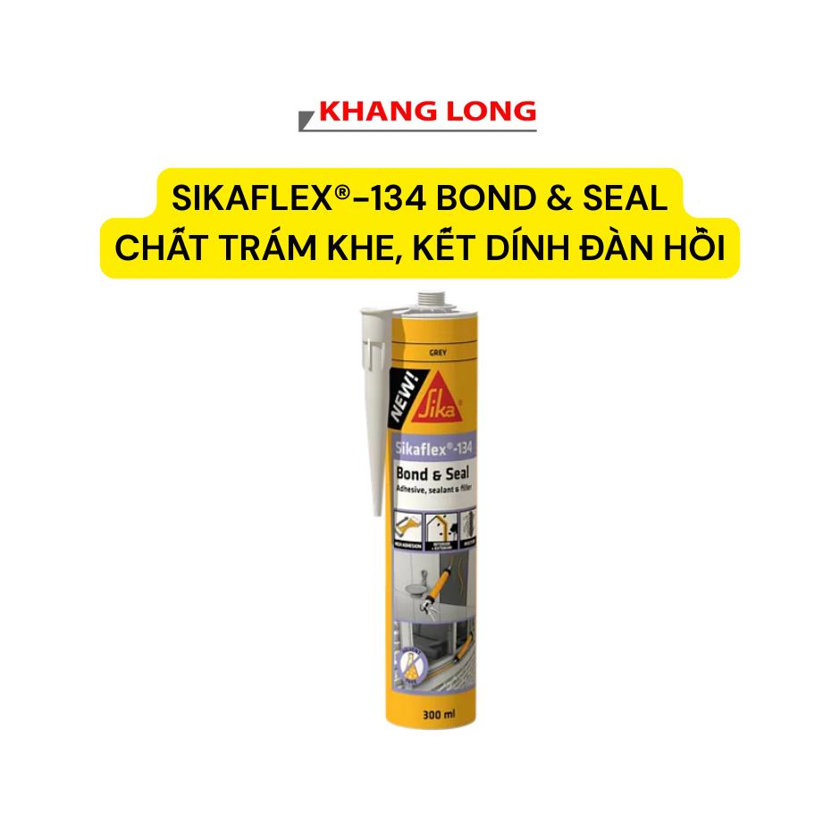 Sikaflex®-134 Bond & Seal (300ml) - Keo trám khe nứt cao cấp, đàn hồi