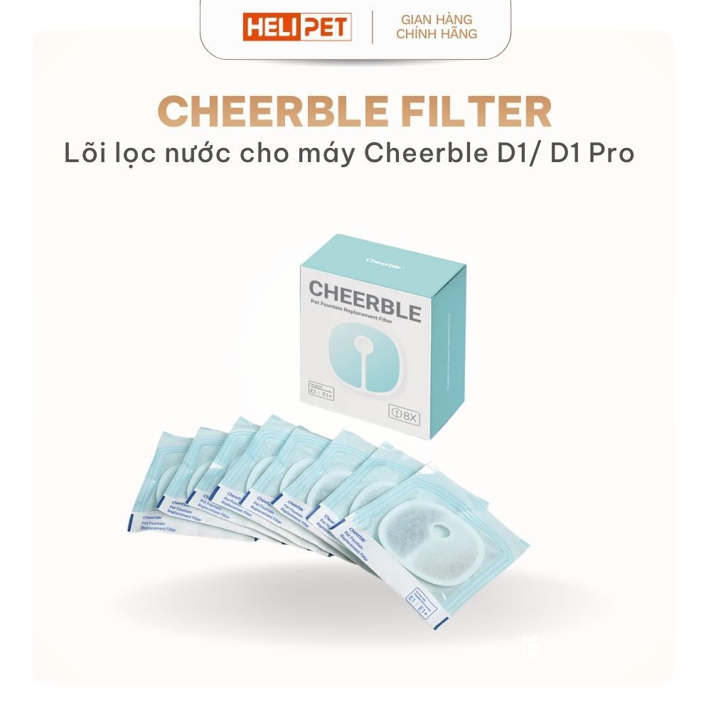 [Phụ kiện] Lõi Lọc Nước Cheerble Dùng Cho Máy Lọc Nước Cho Thú Cưng Cheerble D1 Pro/ D1