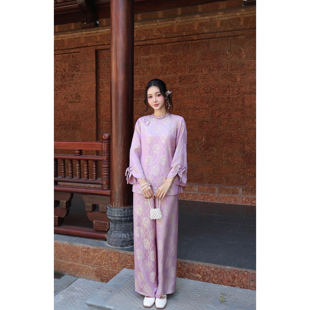 Pháp phục, đồ lam tằm thuỷ tiên “Pháp phục thanh tịnh 🌿 🎨 có 4 màu - 3T4