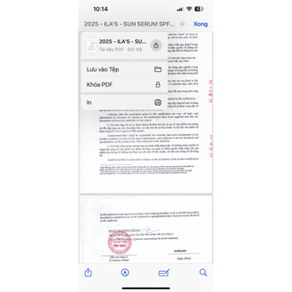 SERUM CHỐNG NẮNG 𝐈𝐋𝐀'𝐒 𝐒𝐏𝐅 𝟓𝟎+ 𝐏𝐀++++ 60ML