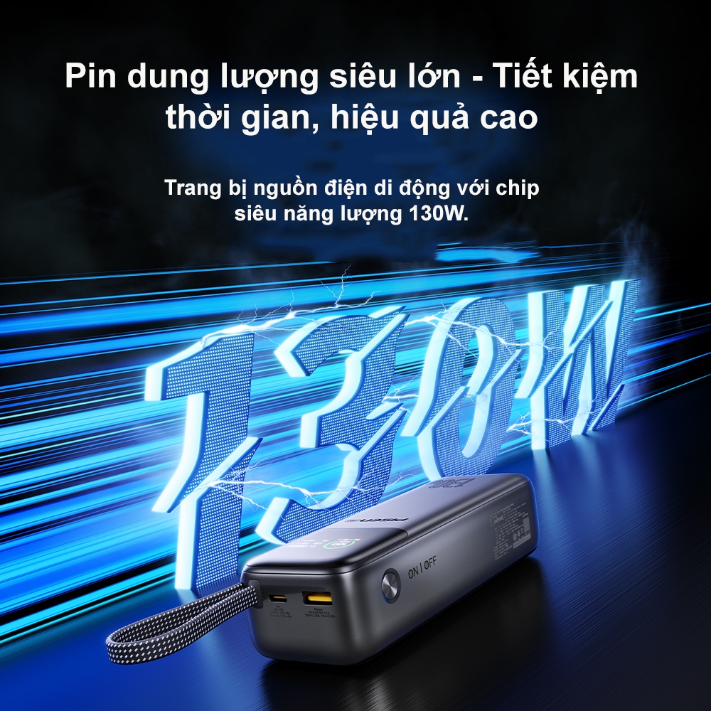 Pin Sạc Dự Phòng Pisen Pro TP-D107 - 130W - 20.000 mAh - Màn Hình LED AI - CCC - Pin 21700 | BigBuy360 - bigbuy360.vn