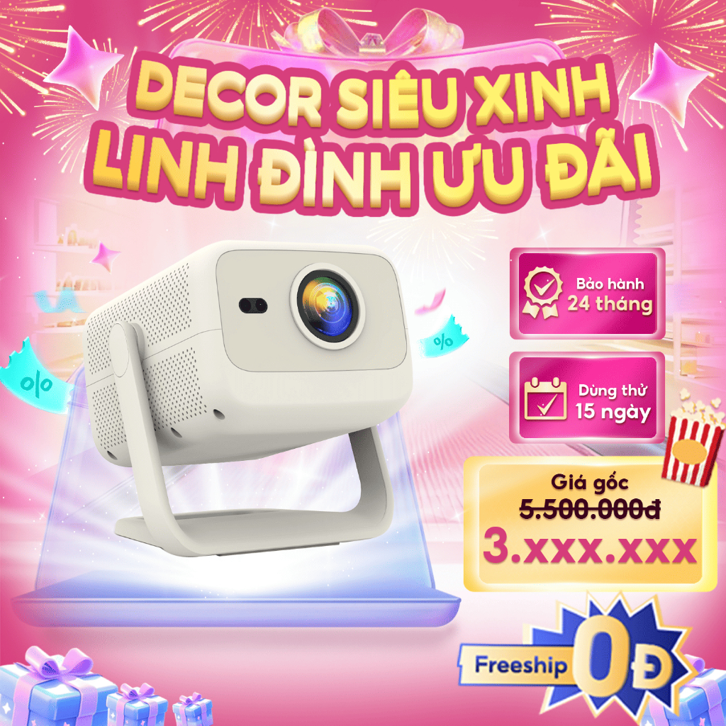 [ SHOP NEW ] Máy Chiếu Q10 Ultra Max Version 2 - Máy Chiếu Movie Legend, Hỗ Trợ Full HD, Hệ Điều Hàn