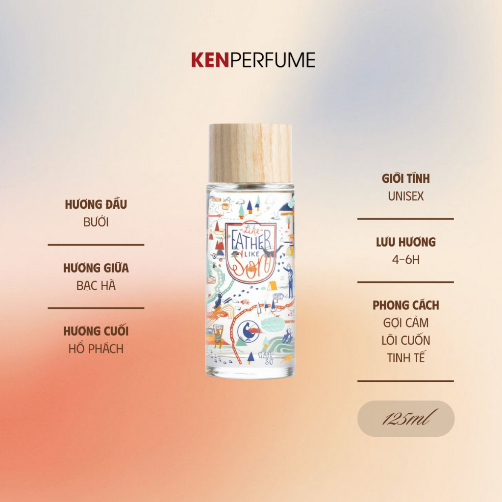 Nước hoa Fullseal 125ML El Ganso Like Father Like Son | Nước Hoa Nam | Ken Perfume