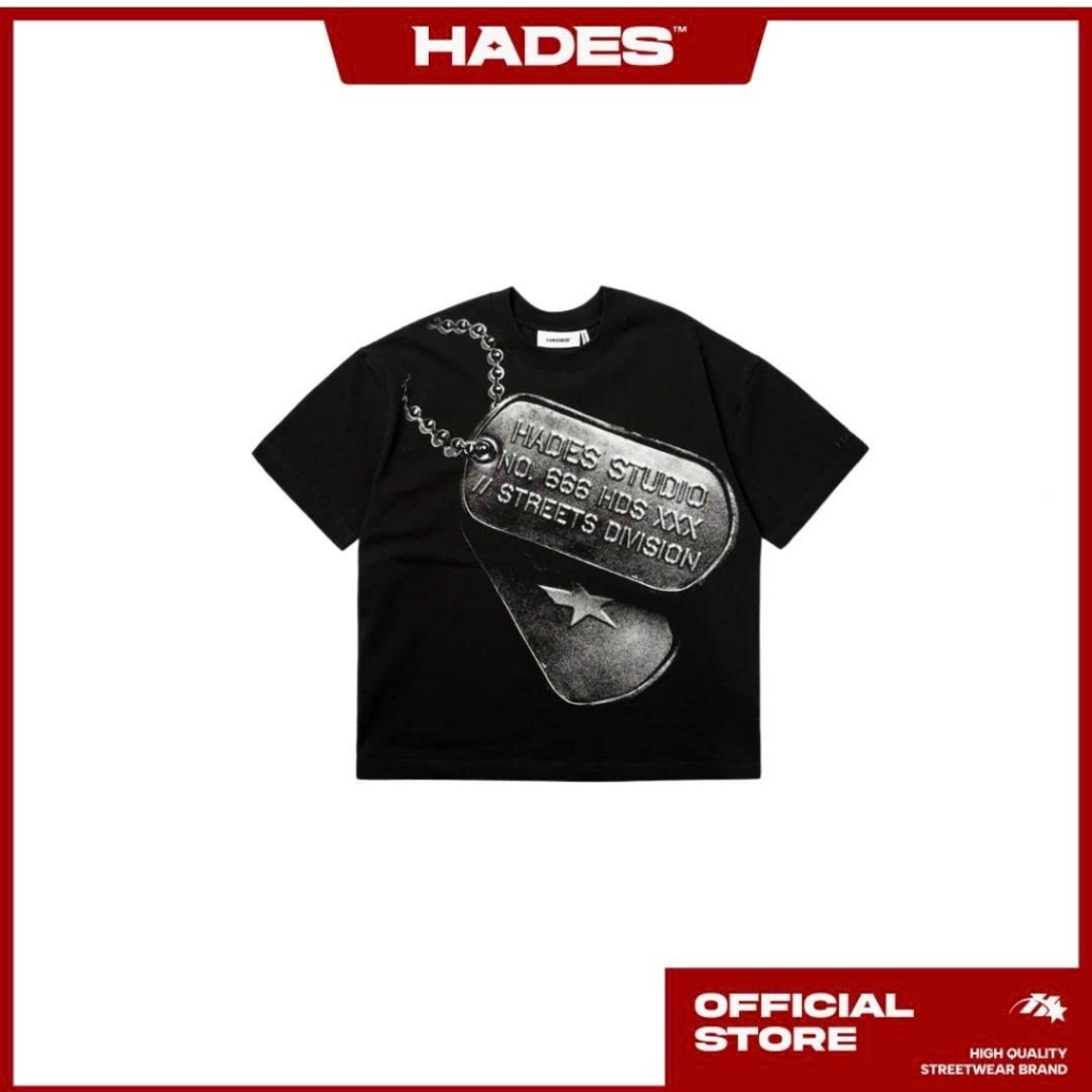 HADES ENLISTED TEE - ÁO THUN UNISEX - HADES BRAND CHÍNH HÃNG - BLACK