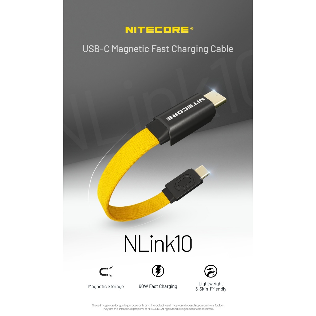 Cáp Sạc Siêu Nhanh Nitecore NLink10 - USB Fast Charging Cable