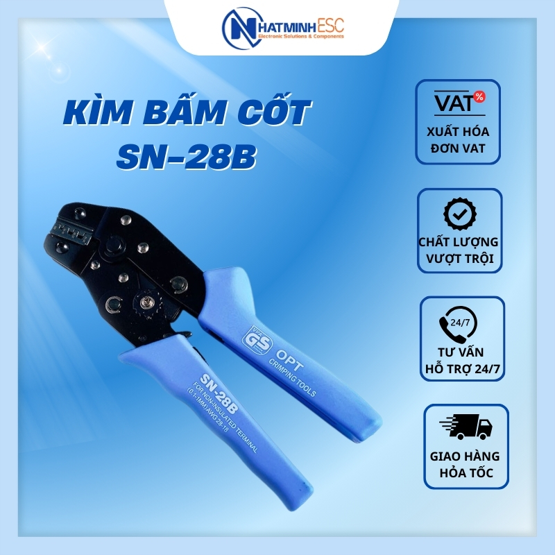 Kìm bấm cốt SN-28B OPT-Taiwan KF2510