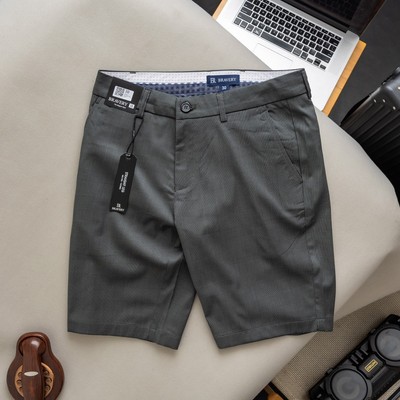 Quần short nam Caro BR Vải viscose mềm thoáng mát, co giãn, chống nhăn, bền màu, sang trọng - Bravery
