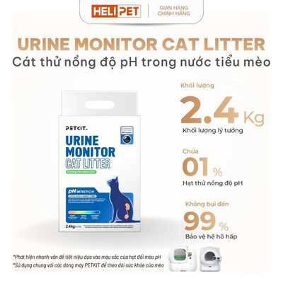 Cát Vệ Sinh Cho Mèo PETKIT Giúp Theo Dõi Nước Tiểu, Phát Hiện Bất Thường