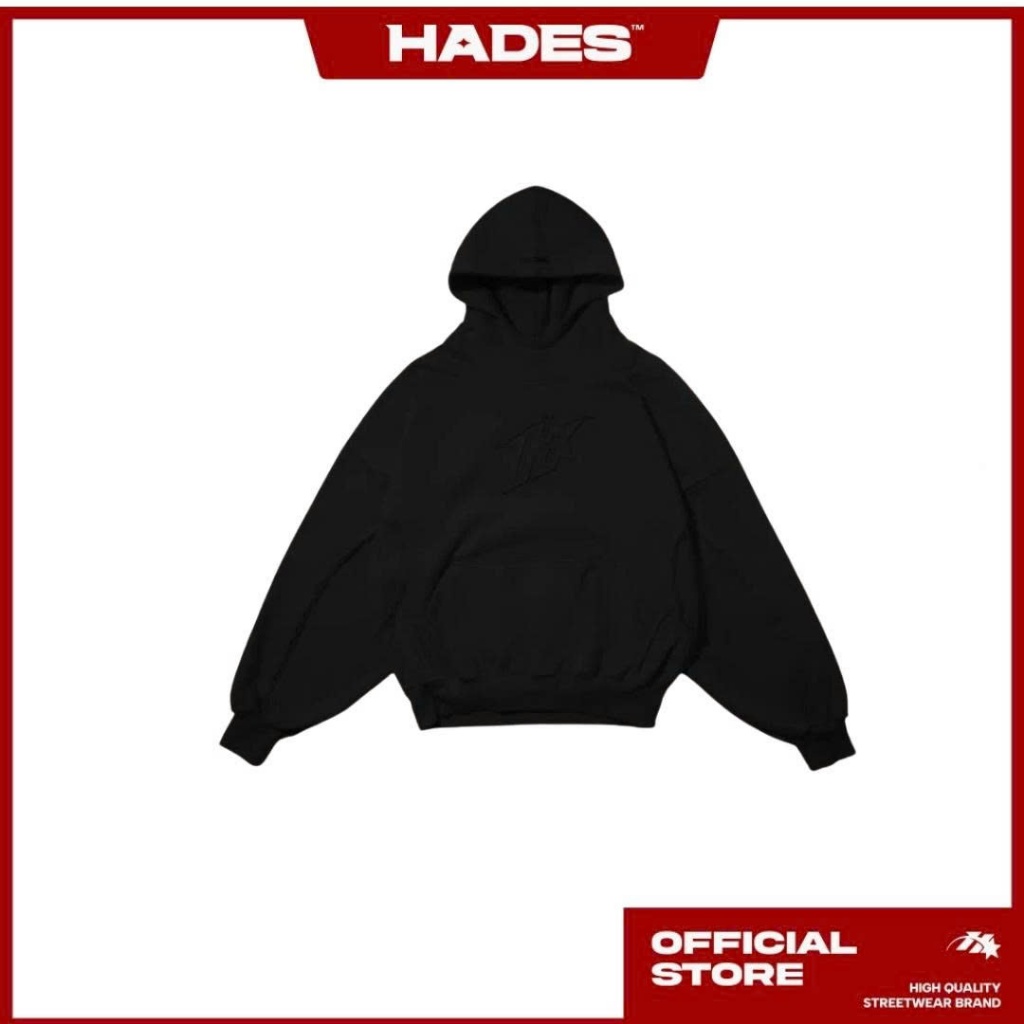 HADES DASPACE HOODIE - HADES Brand chính hãng Hoodie vải nỉ unisex / BLACK