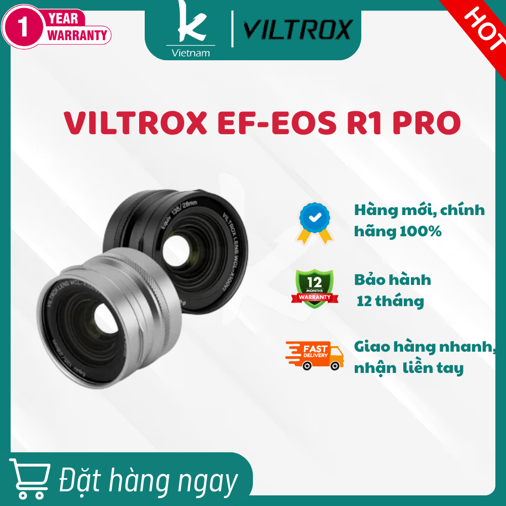 Viltrox WCL-X100VI Ống kính chuyển đổi Wide Angle cho Fujifilm X100V / X100VI