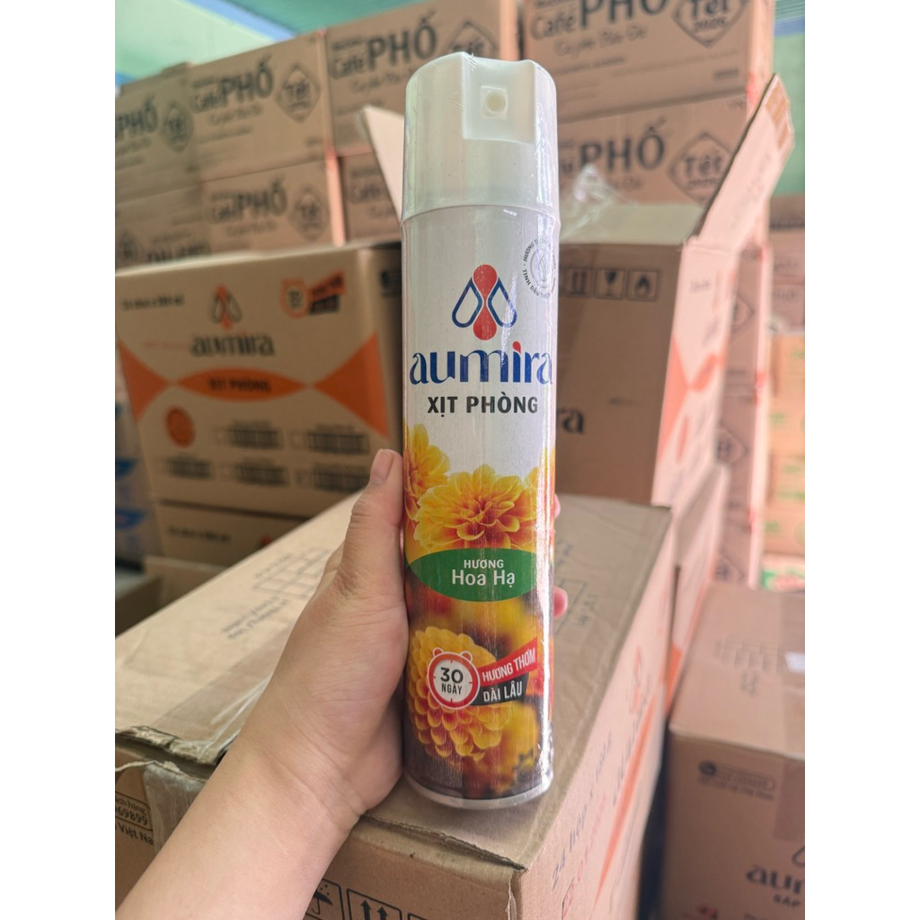 Xịt Thơm Phòng Aumira 280ml - Thơm lâu khử mùi nhanh