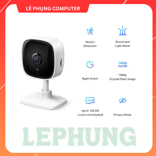 Camera IP Wifi Tapo TC60 1080P - An Ninh Gia Đình, Trắng
