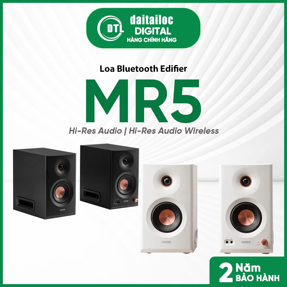 Loa Kiểm Âm Bluetooth EDIFIER MR5 TRẮNG - ĐEN  Công Suất 110W  Bluetooth 6.0 | Chính Hãng | Bảo Hành